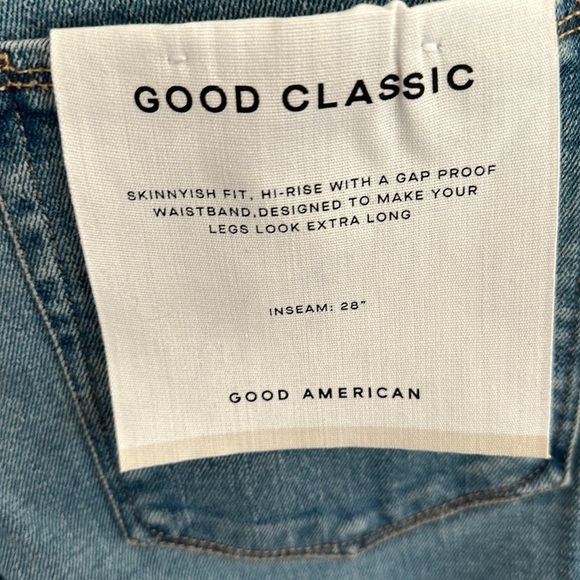 GOOD American Good Classic Skinny-ish Hi-Rise Jeans - Picture 6 of 12
